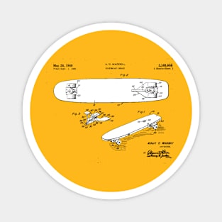 SKATEBOARD PATENT Magnet